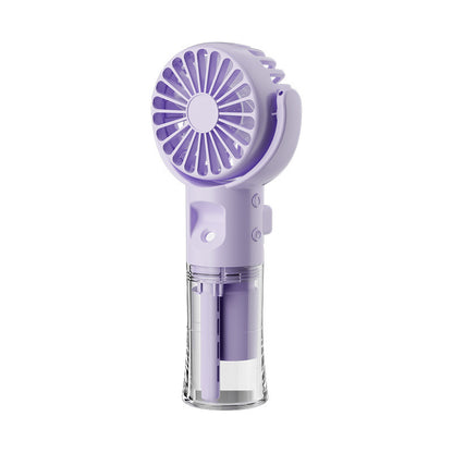 Portable Handheld Spray Fan 4-Speed Water Spray Mist Electronics Gym From House F4 Spray Fan Purple Hand held Spray Fan