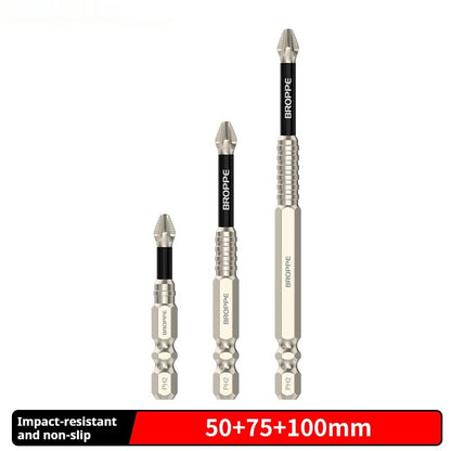 Cross Bit Strong Magnetic Electric Hand Drill Screwdriver Tools DealSniper.net 50 75 100mm 3PCS Set 635mm