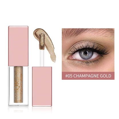 Liquid Eyeshadow Matte Diamond Pearlescent Waterproof Beauty Gym From House Champagne gold