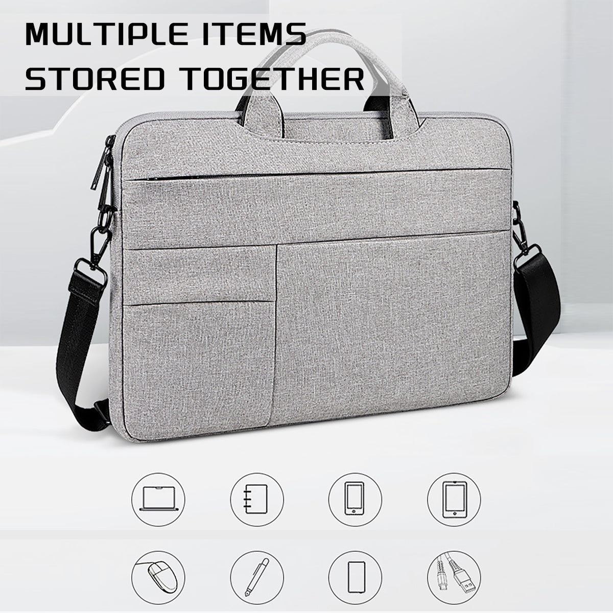 13-15.6 Inch Laptop Bag Shoulder Strap Electronics dealsniper-net