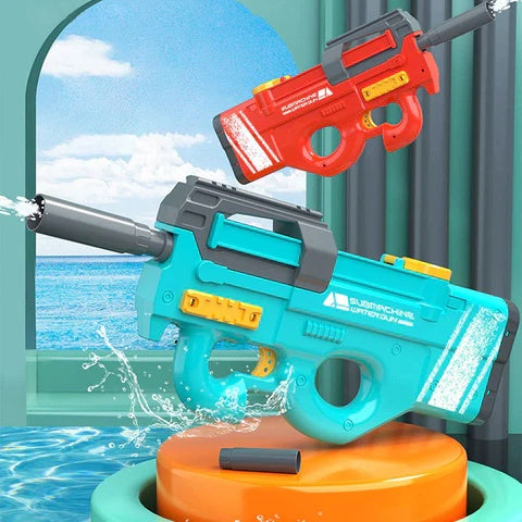 New P90 Electric Water Gun High-Tech Kids Toys Outdoor Kids Gym From House