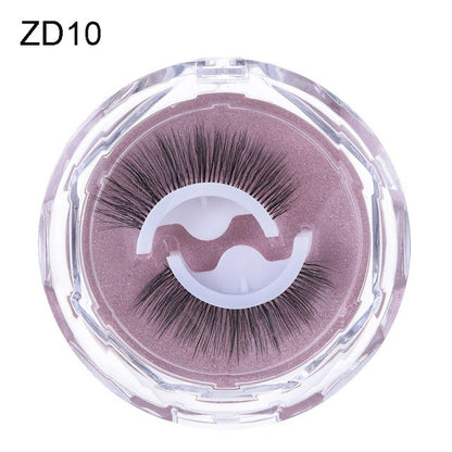 Self-adhesive Reusable Glue-free Eye Lashes With Natural Curl Women dealsniper-net ZD10