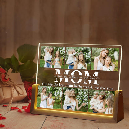 Small Night Lamp Mother's Day Photo Printing Decoration Home Decor DealSniper.net A5 Colorful Light USB
