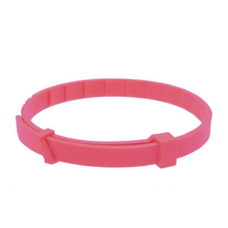 Pet Collar Silicone Adjustable Dogs And Cats Collar Protection Pets dealsniper-net Deep Pink Cat Style Aluminum Boxed