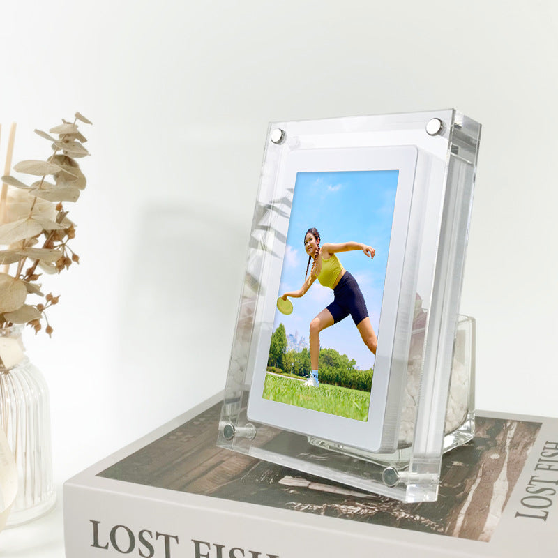 Digital Picture Frame Acrylic Video Player Digital Photo Frame Vertical Deals dealsniper-net