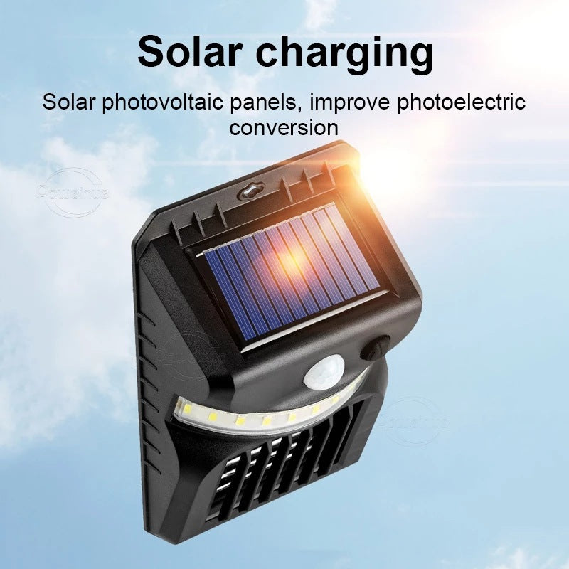 New Solar Wall Lamp Upgrades Mosquito Repellent Function House Gym From House