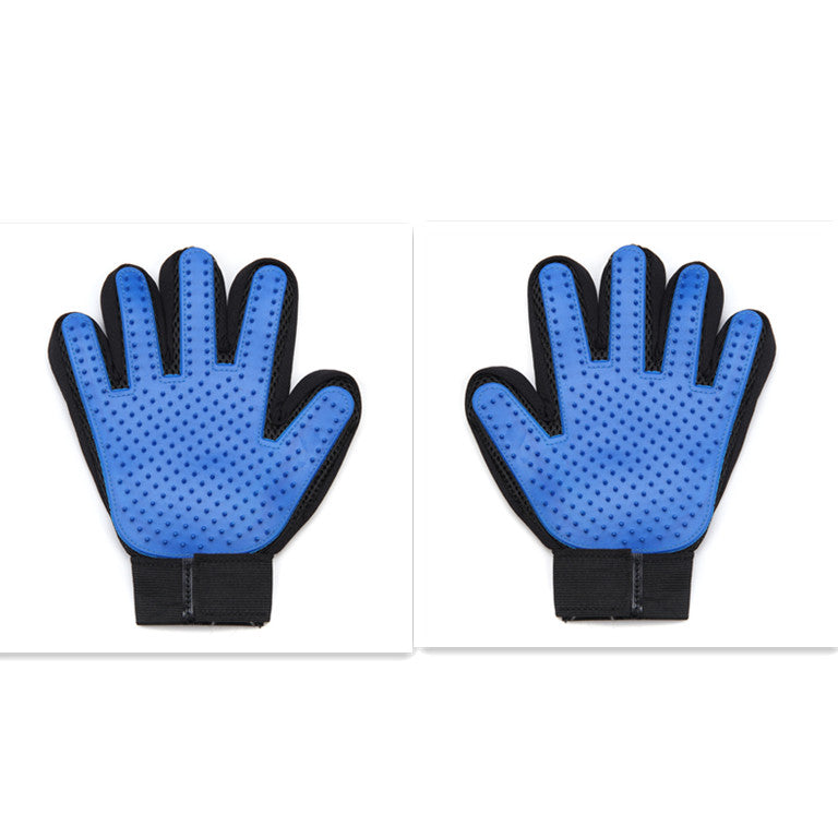 Pet Gloves Cat Petting Gloves Float Hair Cleaning Comb Pets DealSniper.net 1pair blue XKST