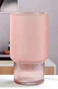 Creative Glass Vase Decoration Transparent Hydroponic Vase Kitchen dealsniper-net Pink M