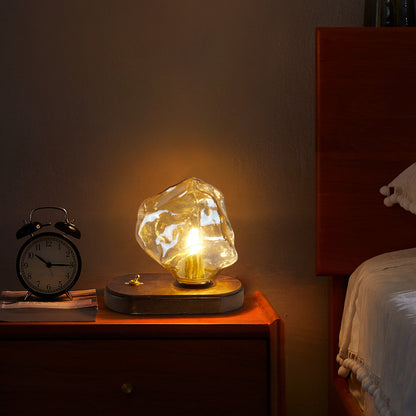 Ice Table Lamp Bedside Decoration Small Night Light Home Decor Gym From House