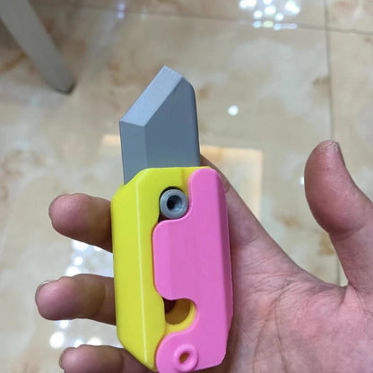 3D Printing Gravity Cub Jumping Small Radish Knife Mini Model