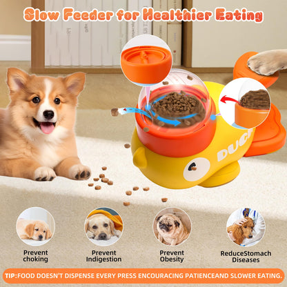 Duck Shape Dog Treat Dispenser - Interactive Dog Toys Pets Gym From House