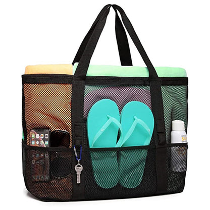 Large-capacity Mesh Portable Beach Bag