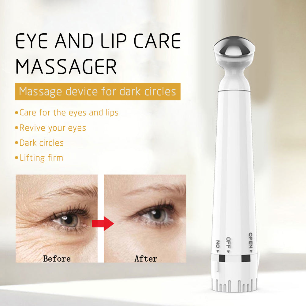 Eye Massager Facial Massager Rechargeable Skin Lifting Machine For Relax Eye Dark Circles, Eye Bags, Wrinkles, Puffiness Under Eyes, White Beauty DealSniper.net