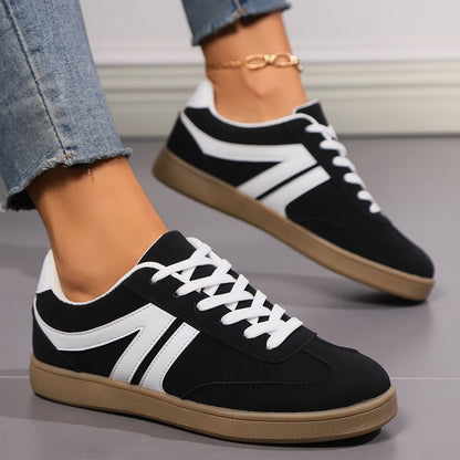 Lace-up Round Toe Flats Shoes Fashion Sports