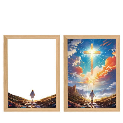 Jesus LED Light Painting Home Decoration Home Decor Gym From House
