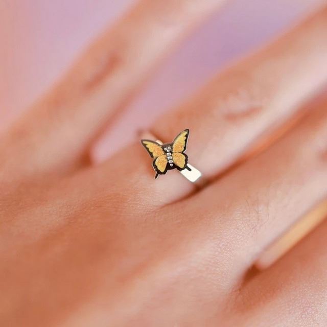 Finger Spinner Rings Fidget Anxiety Ring For Women Relieving Deals DealSniper.net H
