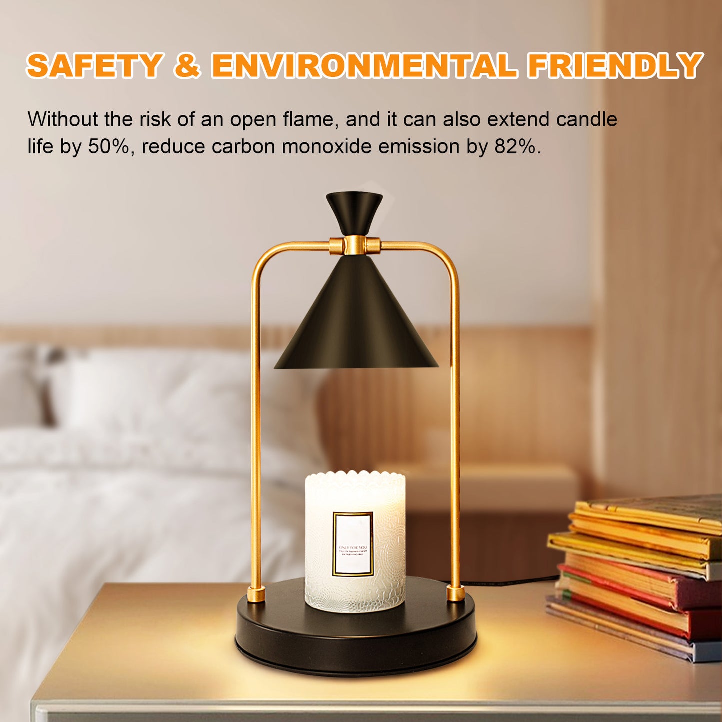 Candle Warmer Lamp With Timer, Dimmable Candle Lamp Home dealsniper-net