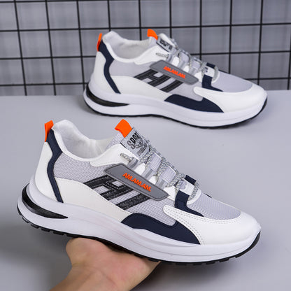 Men Sneakers White Sports Shoes Running Walking Men dealsniper-net Light grey Size39