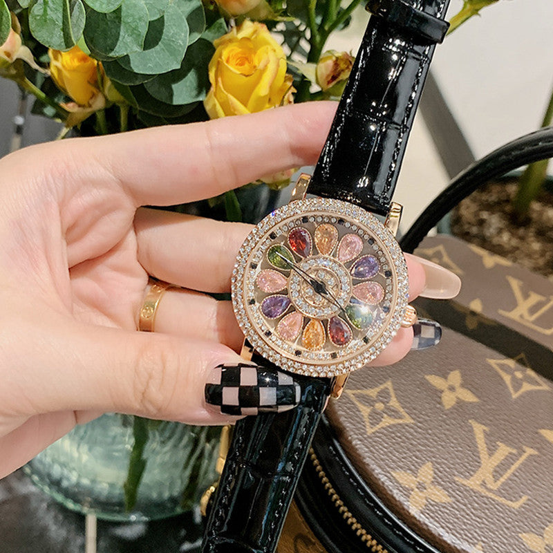 Women's Niche Diamond Luxury Rainbow Watch Jewelry DealSniper.net