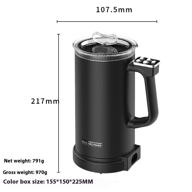 Hot And Cold Double Electric Milk Frother Coffee Latte Kitchen DealSniper.net