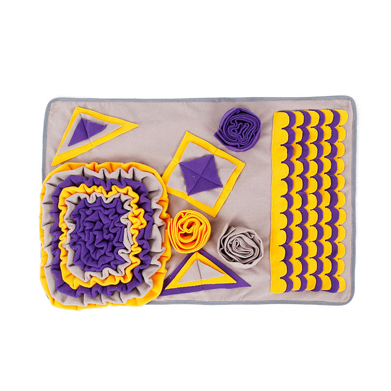 Sniffing Pad Bite Resistant Puzzle Pet Toy Dog Smell Pets Gym From House Purple