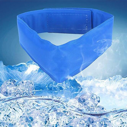 New Pet Cooling Bib Summer Cool Ice Pad Heatstroke Dog Ice Bag Collar Pet Supplies