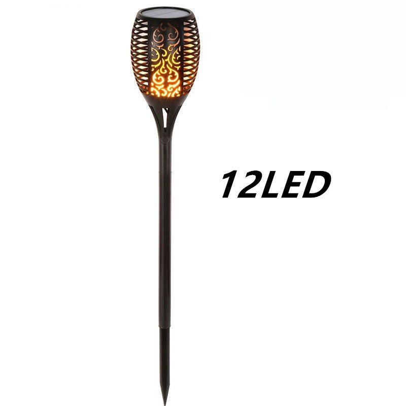 Solar Flame Flickering Garden Led Light Ip65 Outdoor Solar