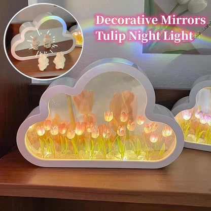 Tulip Night Lamp Material Cloud Tulips Night Lamp Decorative Gifts