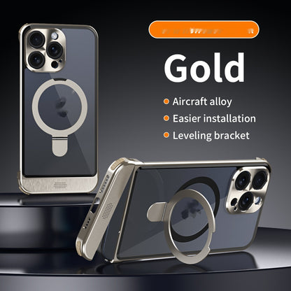 Phone Case Aromatherapy Frameless Scissors Buckle Magnetic Bracket Electronics DealSniper.net Gold Magnetic Bracket IPhone16
