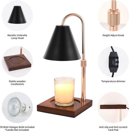 Candle Warmer Lamp With Timer Dimmer