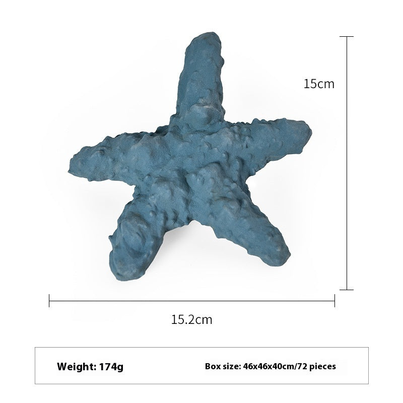 Dog Food Leakage Deep Sea Shark Rubber Dog Toys Pets dealsniper-net Starfish Blue