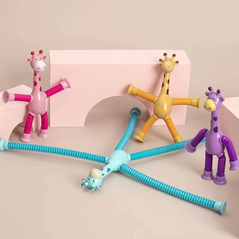 Giraffe Tubes Sensory Toys Novelty Spring Fidget Toy Kids dealsniper-net