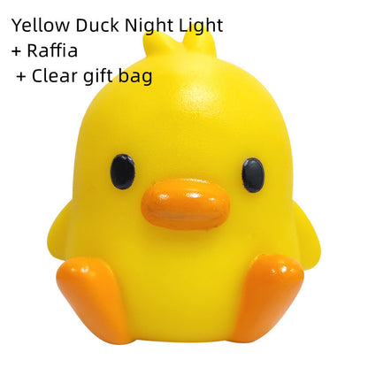 Small Yellow Duck Small Night Lamp Bedside Lamp Home Decor Gym From House