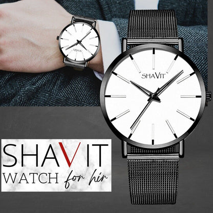 Waterproof Men's Watch Classic Stainless Steel Quartz Luxury Wrist Watches Men dealsniper-net