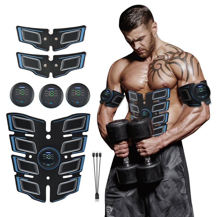 Home EMS Fitness Belt Abs Abdominal Massager Sports Gym From House
