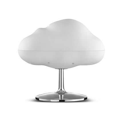 Cloud-Shaped Colorful Atmosphere Light Humidifier Diffuser Home Decor DealSniper.net White clouds on silver backgro USB