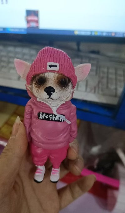 Cute Fashionable Animal Mogwai Handmade Dolls Home Decor dealsniper-net Deep pink