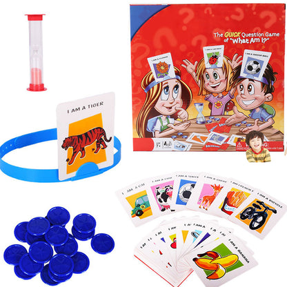 Quick Question Of What Am I Cards Board Game Funny Gadgets Kids DealSniper.net