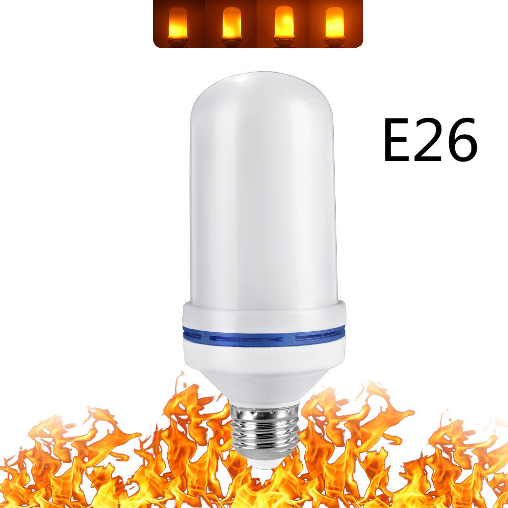 Simulation flame bulb LED flame light beating flame three gear Home dealsniper-net E26 7W