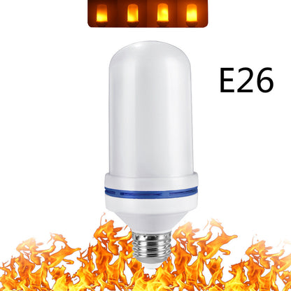 Simulation flame bulb LED flame light beating flame three gear Home dealsniper-net E26 7W