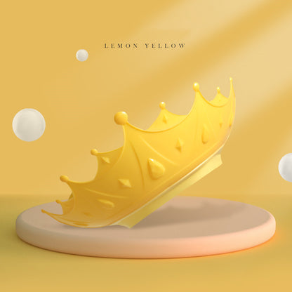 Baby Shower Bath Kid Shampoo Hat Kids DealSniper.net Crown Lemon Yellow Style1