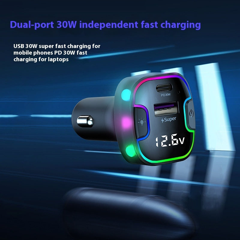 Front And Rear Car PD Fast Charging Multi-interface Charger Vehicle dealsniper-net