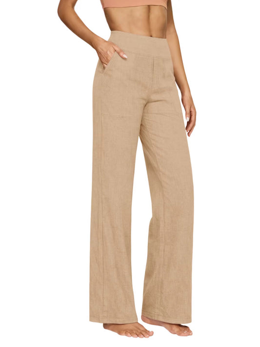 New Cotton And Linen Pants For Early Spring - Women's Women Gym From House