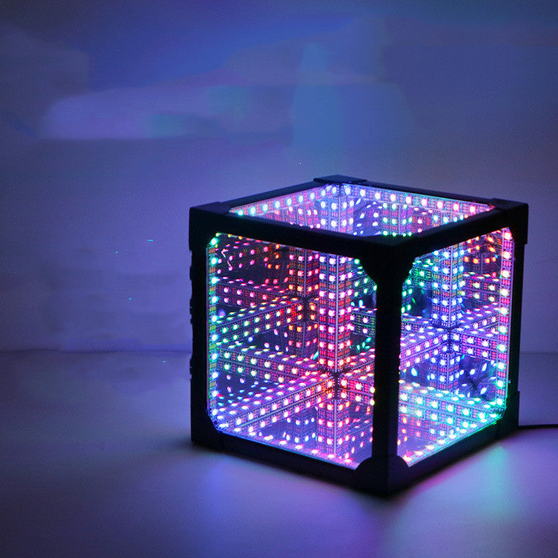 Thousand Mirrors 3D Lamp Magic Cube Gaming Room Decorative