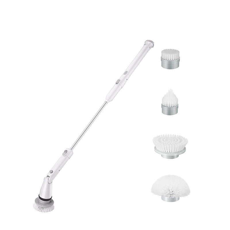 Multifunctional Toilet Tile Wireless Electric Cleaning Brush Kitchen DealSniper.net White Standard set 220V US