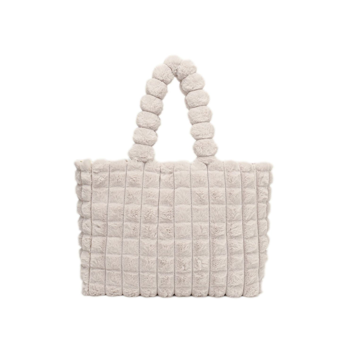 Plaid Handbags Winter Fashion High Capacity Women dealsniper-net Beige L