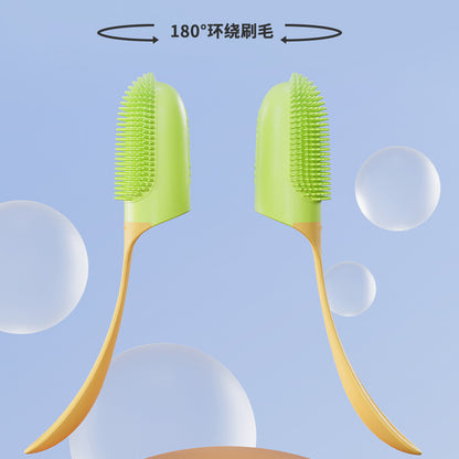 Dog Tooth Cleaning Brush Care Finger Wrap Cat Dog Oral Cleaning Toothbrush Pets Gym From House