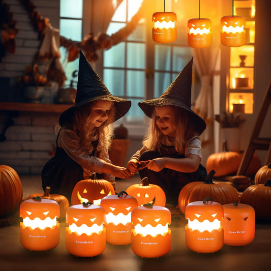 Halloween Pumpkin Foldable Party Decoration LED Small Night Lamp Holidays Gym From House