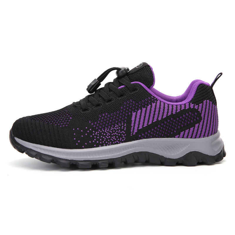 Autumn And Winter Lovers Brisk Shoes Dad Shoes Leisure Men DealSniper.net Black purple 36