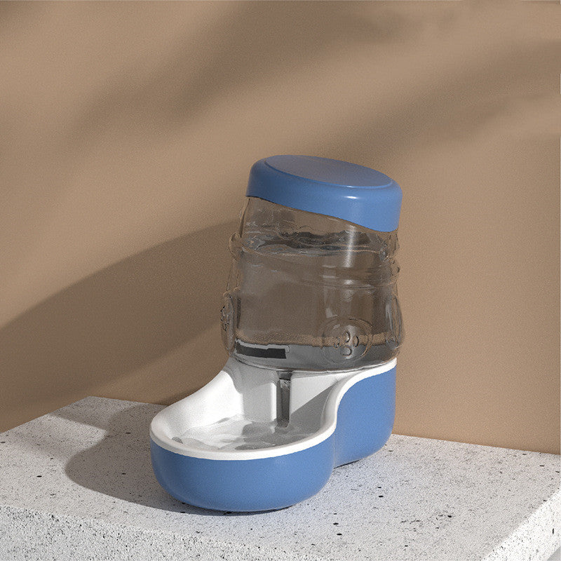 Pet Cat Dog Feeder Automatic Water Dispenser Pets dealsniper-net Blue b